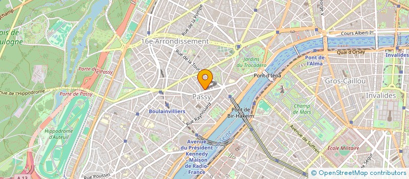 localisation de l'entreprise SOC CARDIME  PARIS