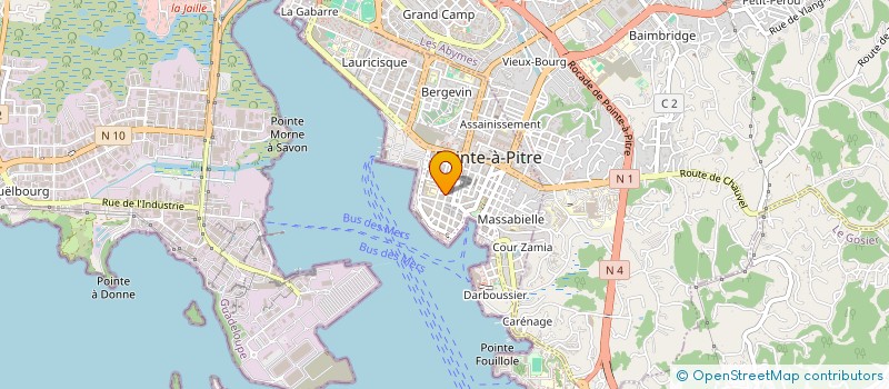 localisation de l'entreprise SOC CARIBEENNE DE LUNETTERIE à BAIE-MAHAULT