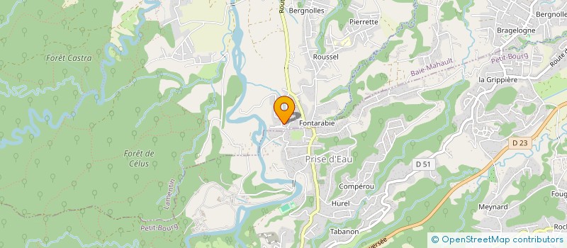 localisation de l'entreprise SOC CARIBEENNE DE PEINTURE & CARRELAGE  LAMENTIN