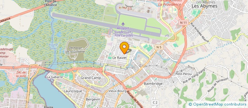 localisation de l'entreprise SOC CARIBEENNE NAVIGATION à LES ABYMES