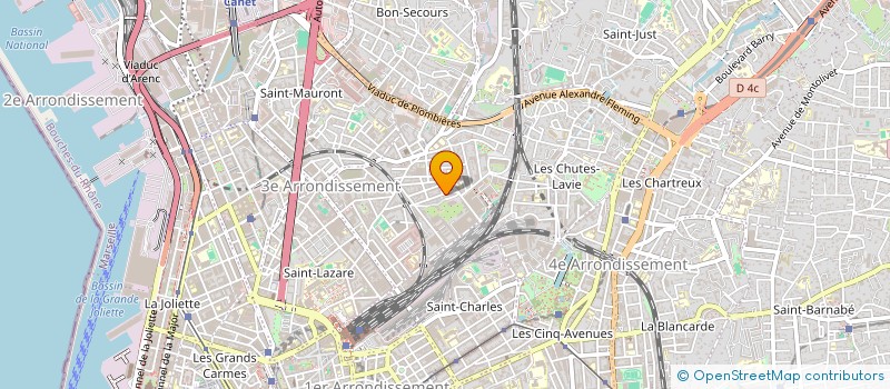 localisation de l'entreprise SOC CARQUILLAT ET BLANC ELECTRICITE à MARSEILLE