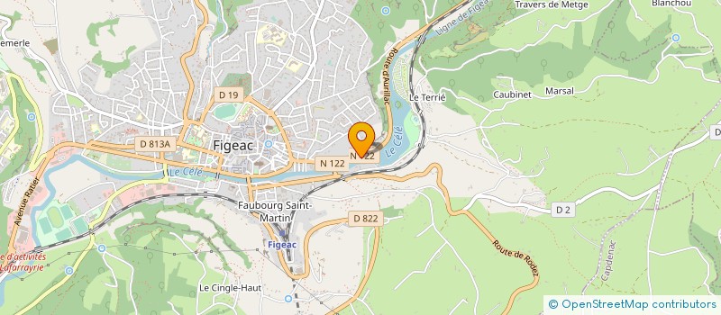 localisation de l'entreprise SOC CARRELAGES MARBRERIE DU QUERCY à FIGEAC