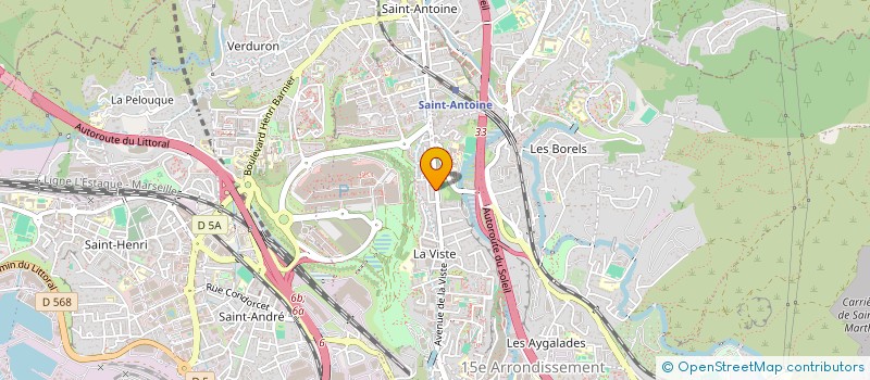 localisation de l'entreprise SOC CARRETTA  MARSEILLE