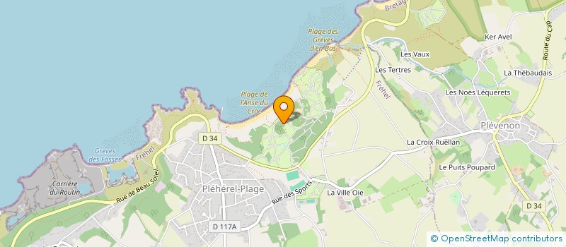 localisation de l'entreprise SOC CARRIERES DE FREHEL à FREHEL