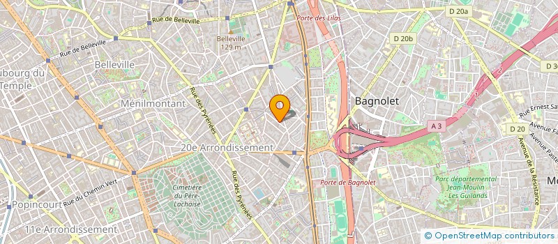 localisation de l'entreprise SOC CARROSSERIE MARCHAL  PARIS