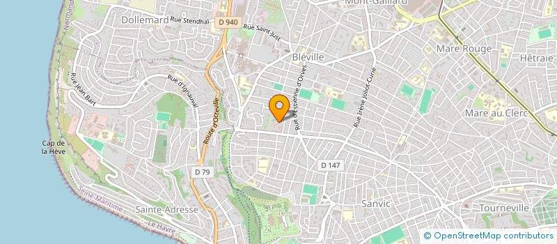 localisation de l'entreprise SOC CAUCHOISE THERMIQUE DISTRIBUTION à LE HAVRE