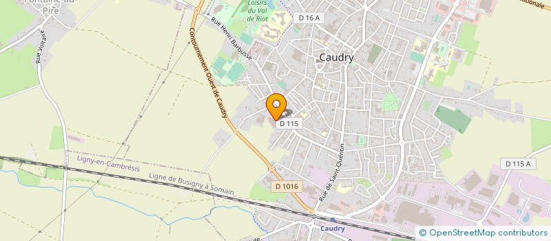 localisation de l'entreprise SOC CAUDRESIEN BLANCHIMENT TEINT APPRET à CAUDRY