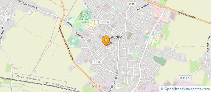 localisation de l'entreprise SOC CAUDRESIENNE DE KINESITHERAPIE à CAUDRY