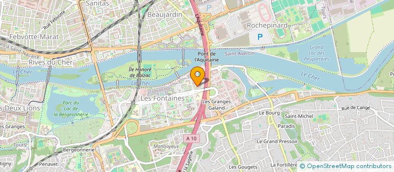 localisation de l'entreprise SOC CAUTION MUTUEL ARTISANALE VAL FRANCE  TOURS