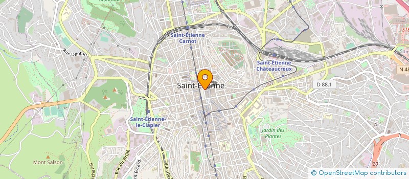 localisation de l'entreprise SOC CAUTION MUTUEL IMMOB LOIRE à SAINT-ETIENNE