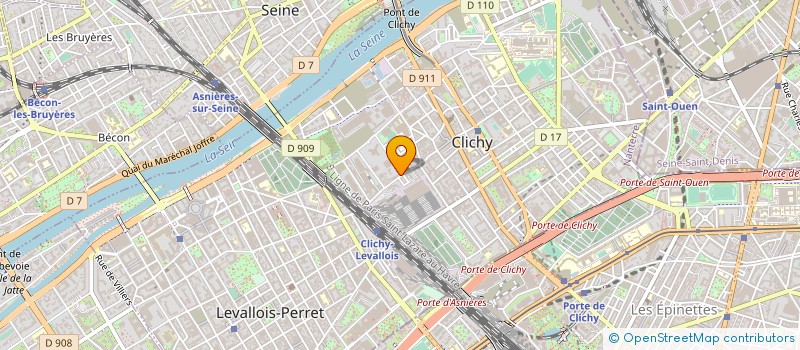 localisation de l'entreprise SOC CAUTION MUTUELLE INDUSTRIE COTONNIER à CLICHY