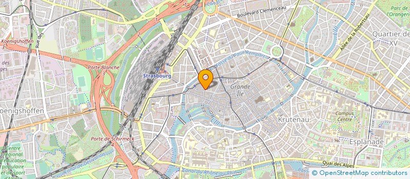 localisation de l'entreprise SOC CAUTIONNEMENT MUTUELLE ARTISANALE BR à STRASBOURG
