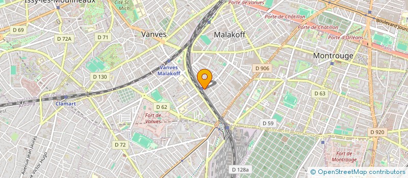 localisation de l'entreprise SOC CENTRAL SECOURS à MALAKOFF