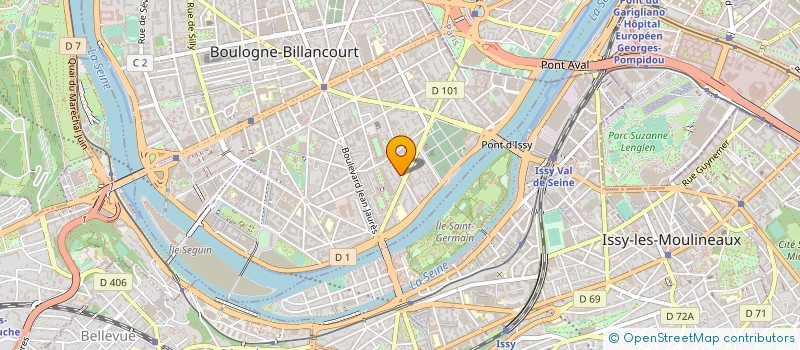 localisation de l'entreprise SOC CENTRALE D IMPRESSION ET D EDITION à BOULOGNE-BILLANCOURT