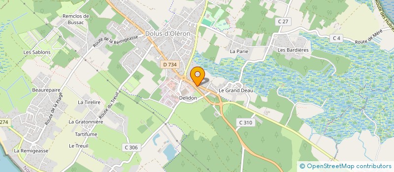 localisation de l'entreprise SOC CENTRALE IMMO ILE D'OLERON à DOLUS D'OLERON