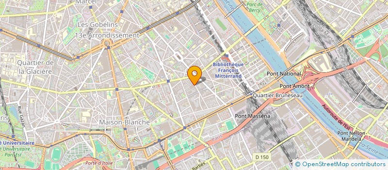 localisation de l'entreprise SOC CENTRALE IMMOB EST PARISIEN  PARIS