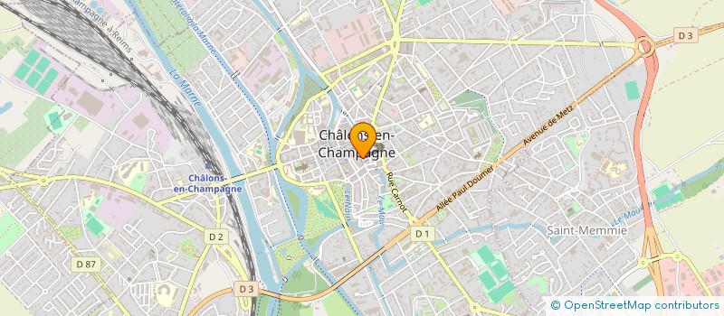 localisation de l'entreprise SOC CHALONNAISE DE COIFFURE  CHALONS-EN-CHAMPAGNE