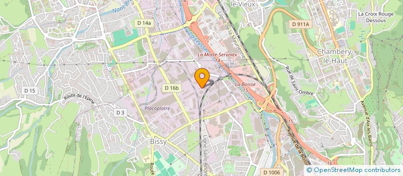 localisation de l'entreprise SOC CHAMBERIENNE DISTRIBUTION CHALEUR  LYON