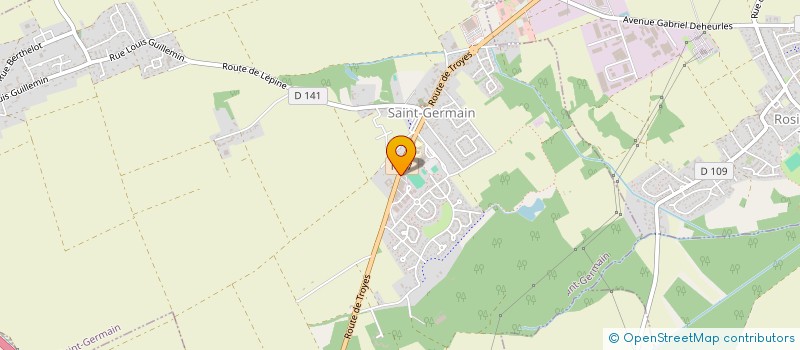 localisation de l'entreprise SOC CHAMPENOISES DE CARRELAGES  SAINT-GERMAIN