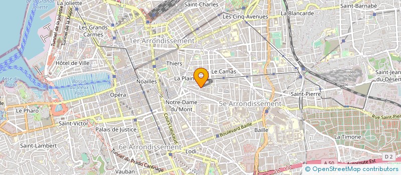 localisation de l'entreprise SOC CHAMPIGROS à MARSEILLE