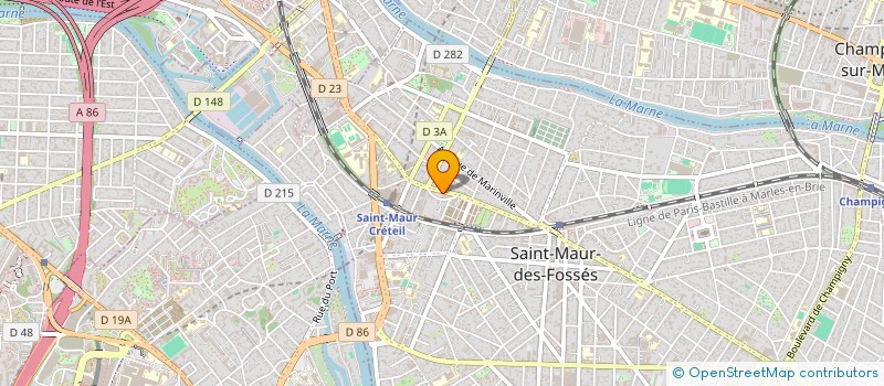 localisation de l'entreprise SOC CHANTIER LOUIS GIRAUD  SAINT-MAUR-DES-FOSSES