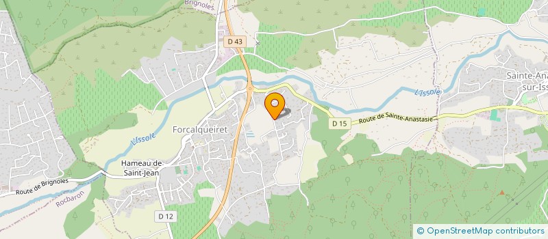 localisation de l'entreprise SOC CHANTRAINE  FORCALQUEIRET