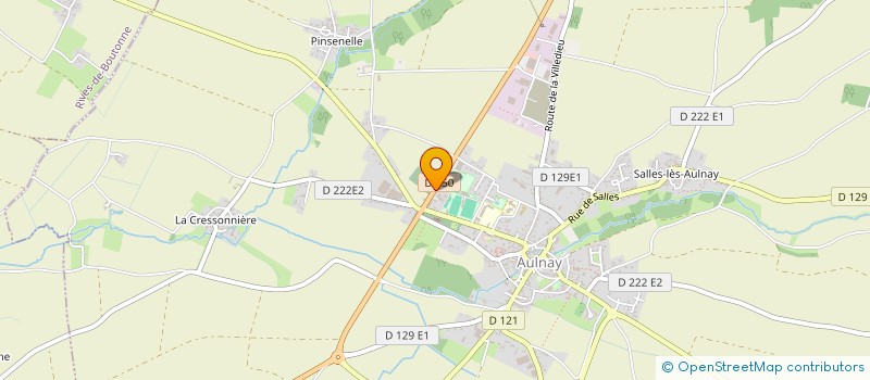 localisation de l'entreprise SOC CHARENTAISE DE TRANSPORTS  AULNAY