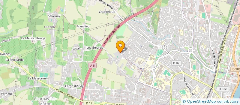 localisation de l'entreprise SOC CHARNAYSIENNE ELECTRICITE BATIMENT à CHARNAY-LES-MACON
