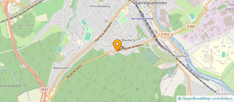 localisation de l'entreprise SOC CHASSE HUBERTUS à SARREGUEMINES
