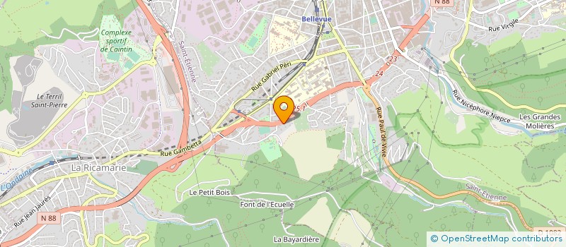localisation de l'entreprise SOC CHASSE ST HUBERT à SAINT-ETIENNE