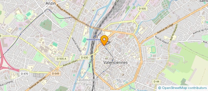 localisation de l'entreprise SOC CHATELAIN DEPIERRE à VALENCIENNES
