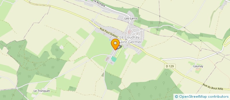 localisation de l'entreprise SOC CHAUDRONNERIE INDUST REGION PARIS  CUIGY-EN-BRAY