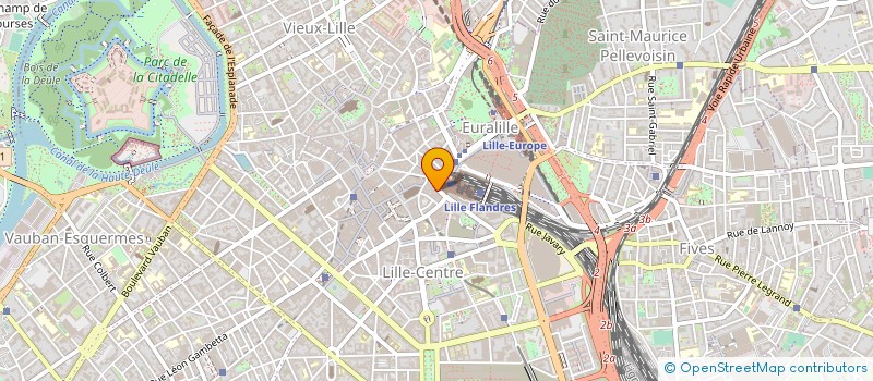 localisation de l'entreprise SOC CHAUFFAGE PLOMBERIE DU NORD à LILLE