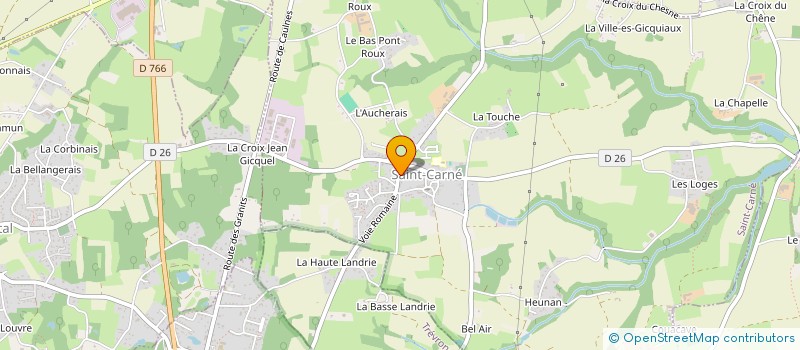 localisation de l'entreprise SOC CHAUVIERE à SAINT-CARNE