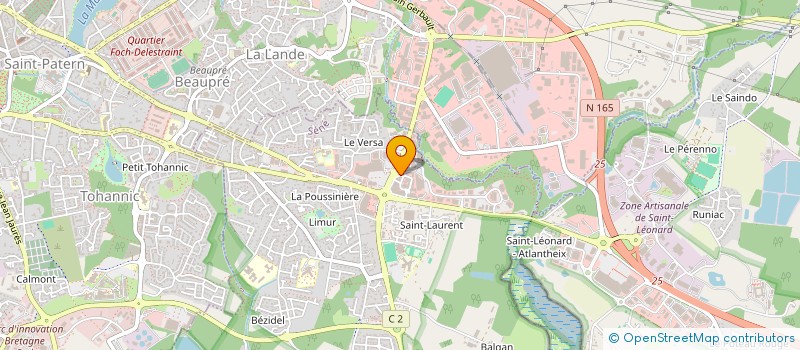 localisation de l'entreprise SOC CHEMINEES DU POULFANC à SENE