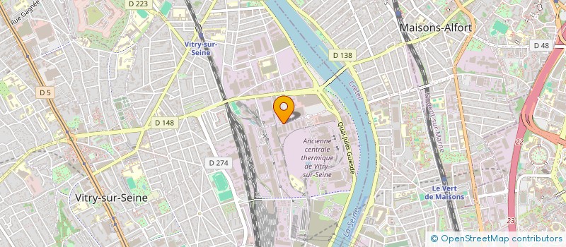 localisation de l'entreprise SOC CHIMIQUE POUR INDUSTRIE ET LE MENAGE  VITRY-SUR-SEINE