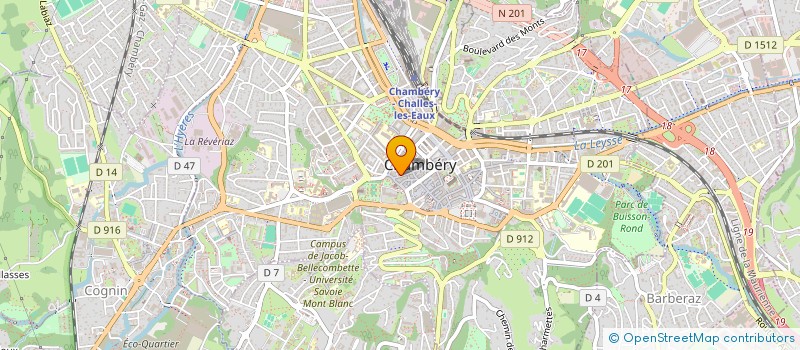 localisation de l'entreprise SOC CHINAL HENRI à CHAMBERY