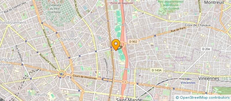 localisation de l'entreprise SOC CHIOCCONI ROUX à PARIS