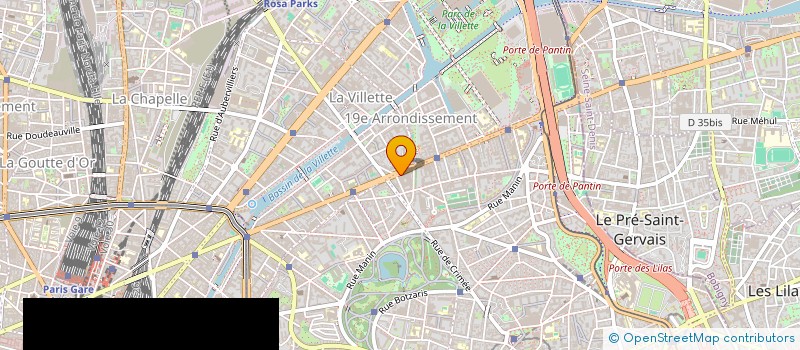 localisation de l'entreprise SOC CHRETIENNE DE PRESSE  PARIS