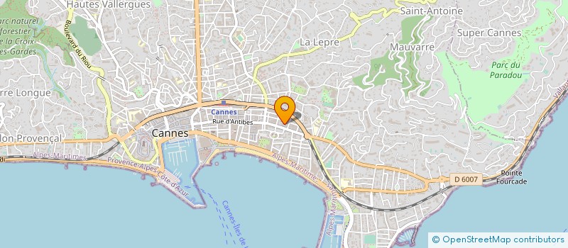 localisation de l'entreprise SOC CHRISPHIL à CANNES