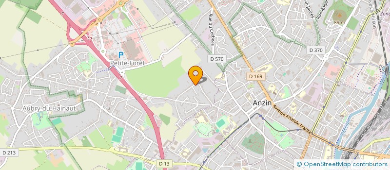 localisation de l'entreprise SOC CHRISTIAN CHIVA  PETITE-FORET