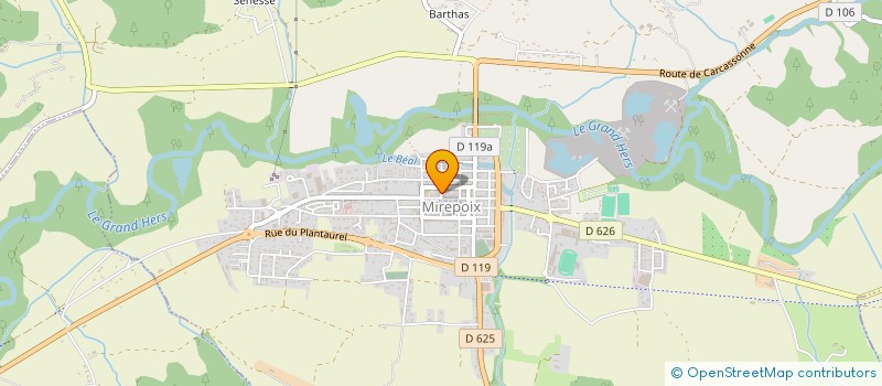 localisation de l'entreprise SOC CIALE EQUIP METIERS BOUCHE ARTISANAU à MIREPOIX