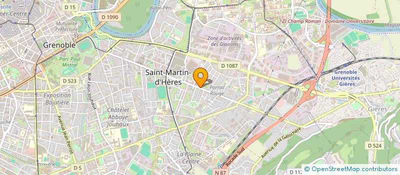 localisation de l'entreprise SOC CIFARELLI IMMOBILIERE  SAINT-MARTIN-D'HERES