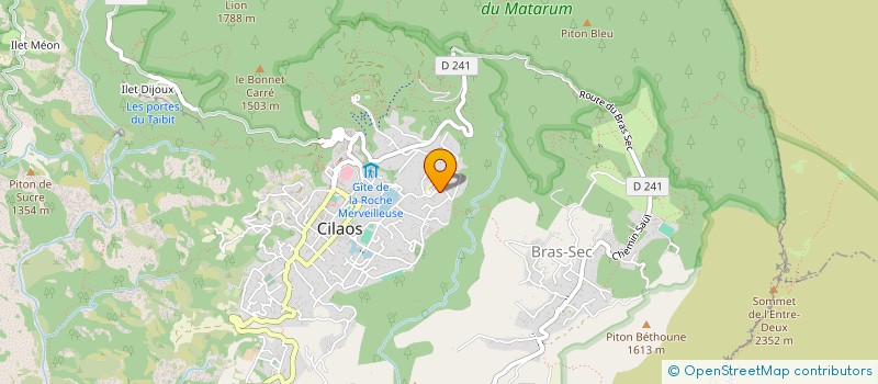 localisation de l'entreprise SOC CILAOSIENNE DE TRANSPORT à CILAOS