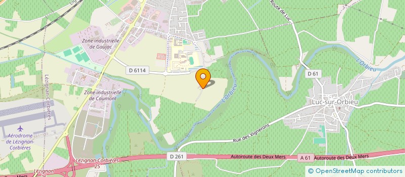 localisation de l'entreprise SOC CIV CHATEAU ST ESTEVE  LEZIGNAN-CORBIERES