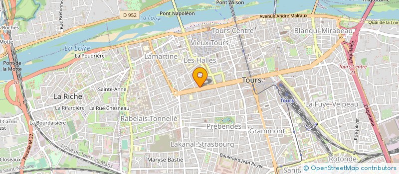 localisation de l'entreprise SOC CIV CLAUDE BERNARD à TOURS