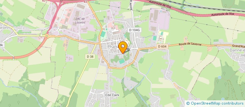 localisation de l'entreprise SOC CIV CONSTR LA BASTIONNADE  PHALSBOURG