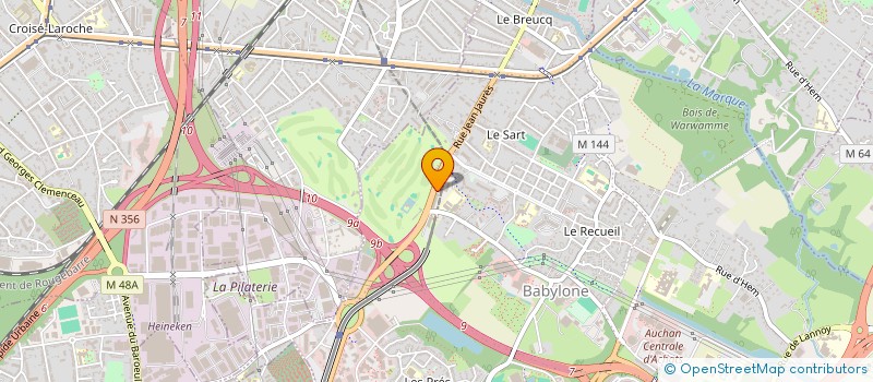 localisation de l'entreprise SOC CIV COOP CONST CLOS DE LA CHANTRAINE à VILLENEUVE-D'ASCQ