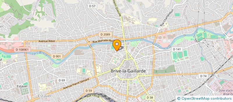 localisation de l'entreprise SOC CIV COP DE CONSTRUC MANUF ROYALE à BRIVE-LA-GAILLARDE