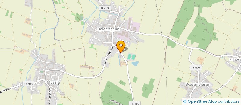 localisation de l'entreprise SOC CIV DE CHASSE DE NEUBOIS DIEFFENBACH  BALDENHEIM